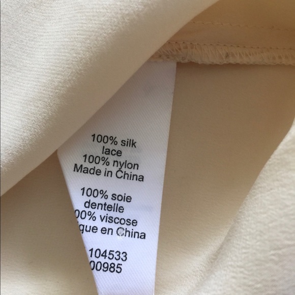 Nanette Lepore ivory silk embellished tank - Picture 8 of 8